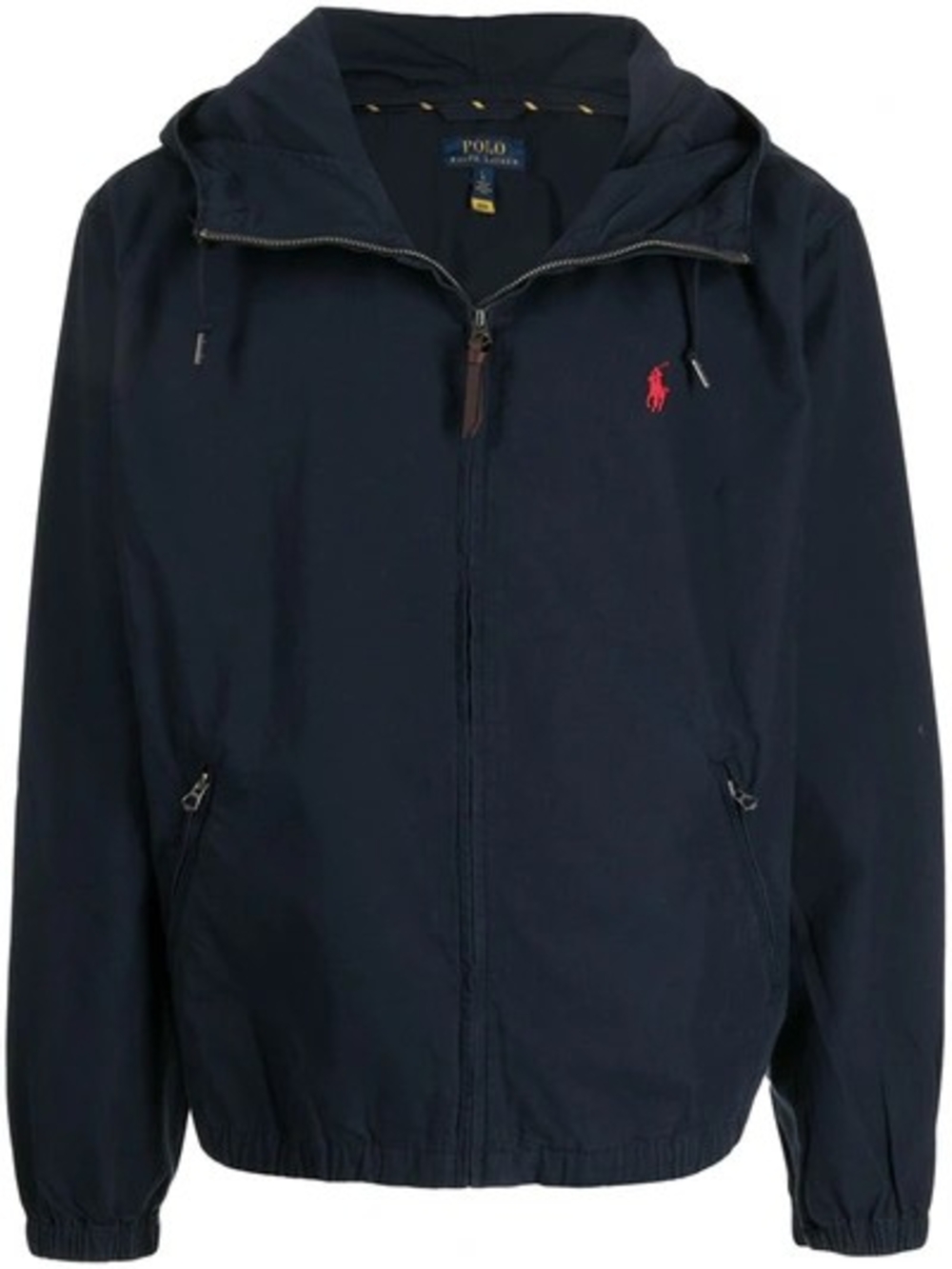Polo by Ralph Lauren Men's Navy Hooded Avatar Zip Jacket